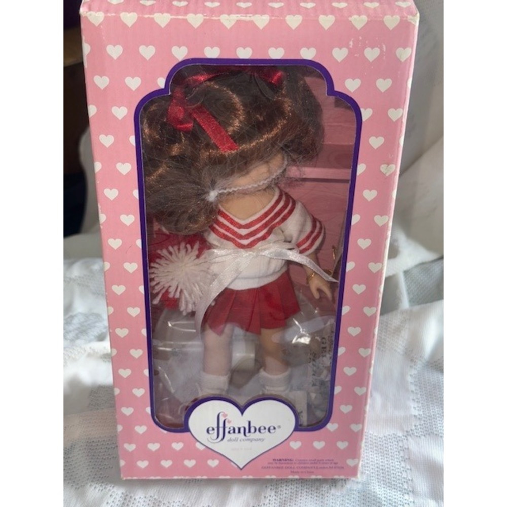 Effanbee Doll Company Cheerleader Doll in Box Vintage Collectible Toy Gift‎